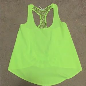 Neon green summer tank!